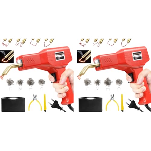 Serplex® 50W Plastic Welding Kit with 400PCS Staples Plastic Welder Welding Machine Gun Car Bumper Repair Kit for Kayak Product Serplex® 50W Plastic Welding Kit with 400PCS Staples Plastic Welder Welding Machine Gun Car Bumper Repair Kit for Kayak Product